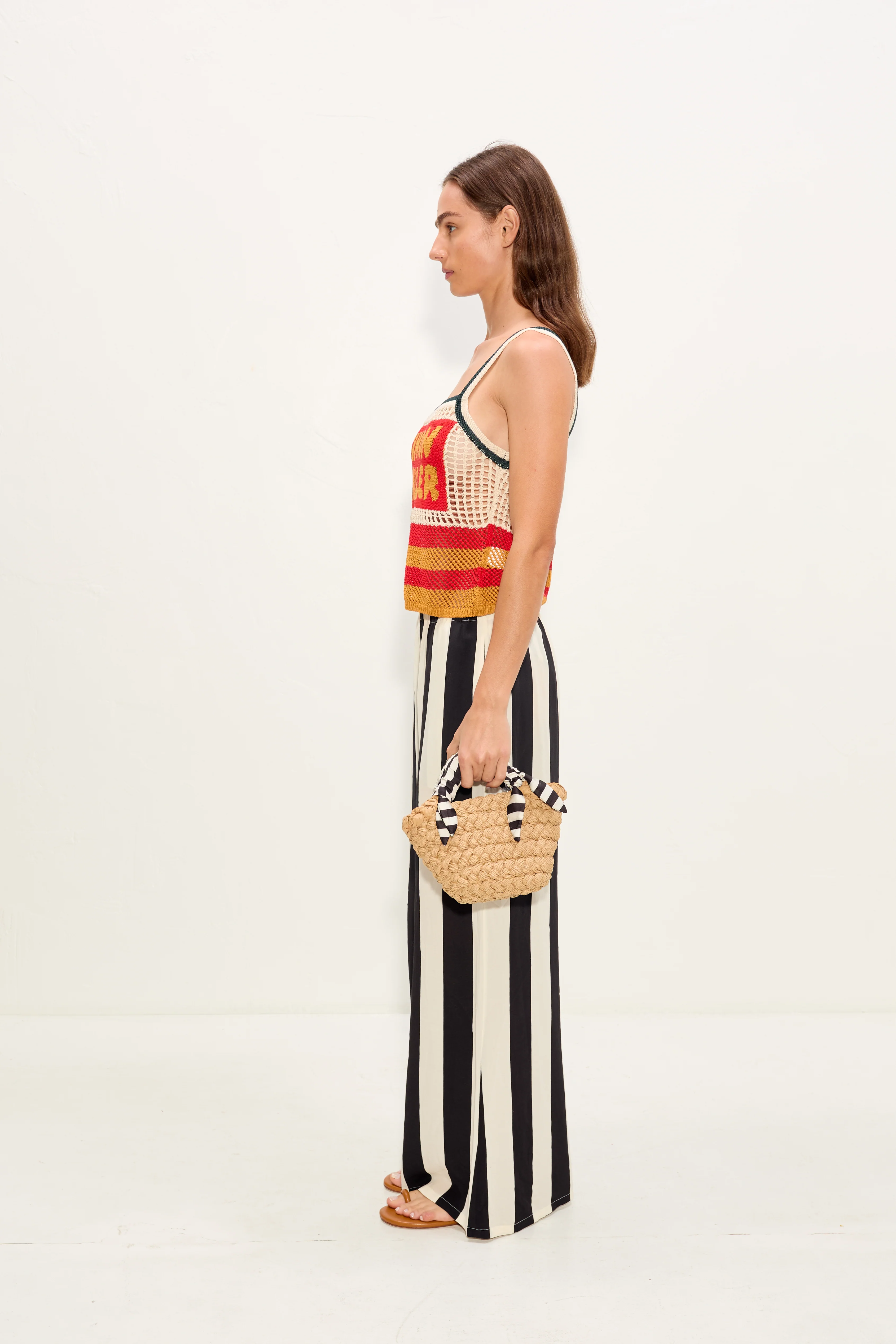 Dibby Crochet Top In Classic Dibby Graphic - Image 4