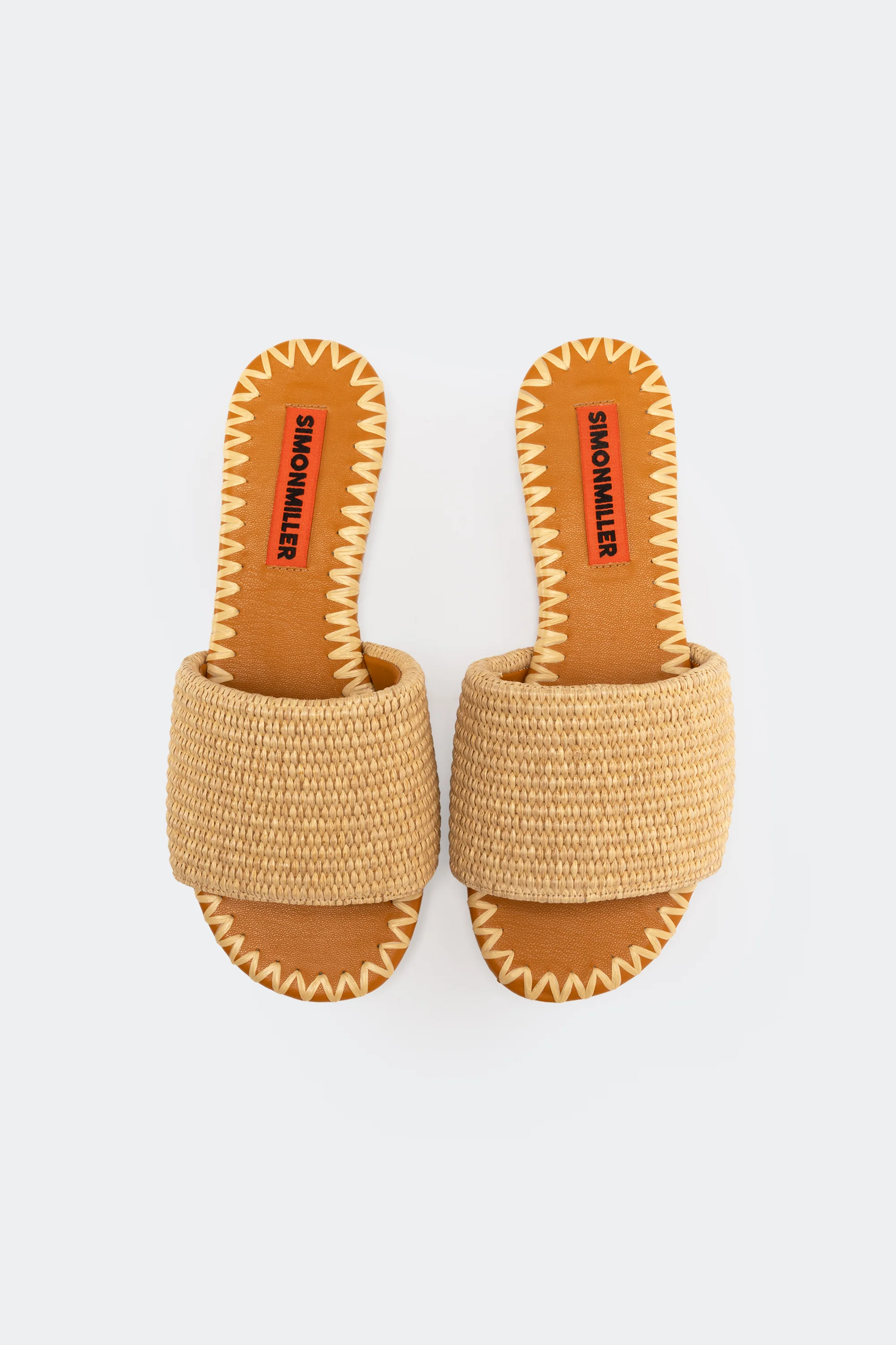 Raffia Salerno Sandal in Natural - Image 3