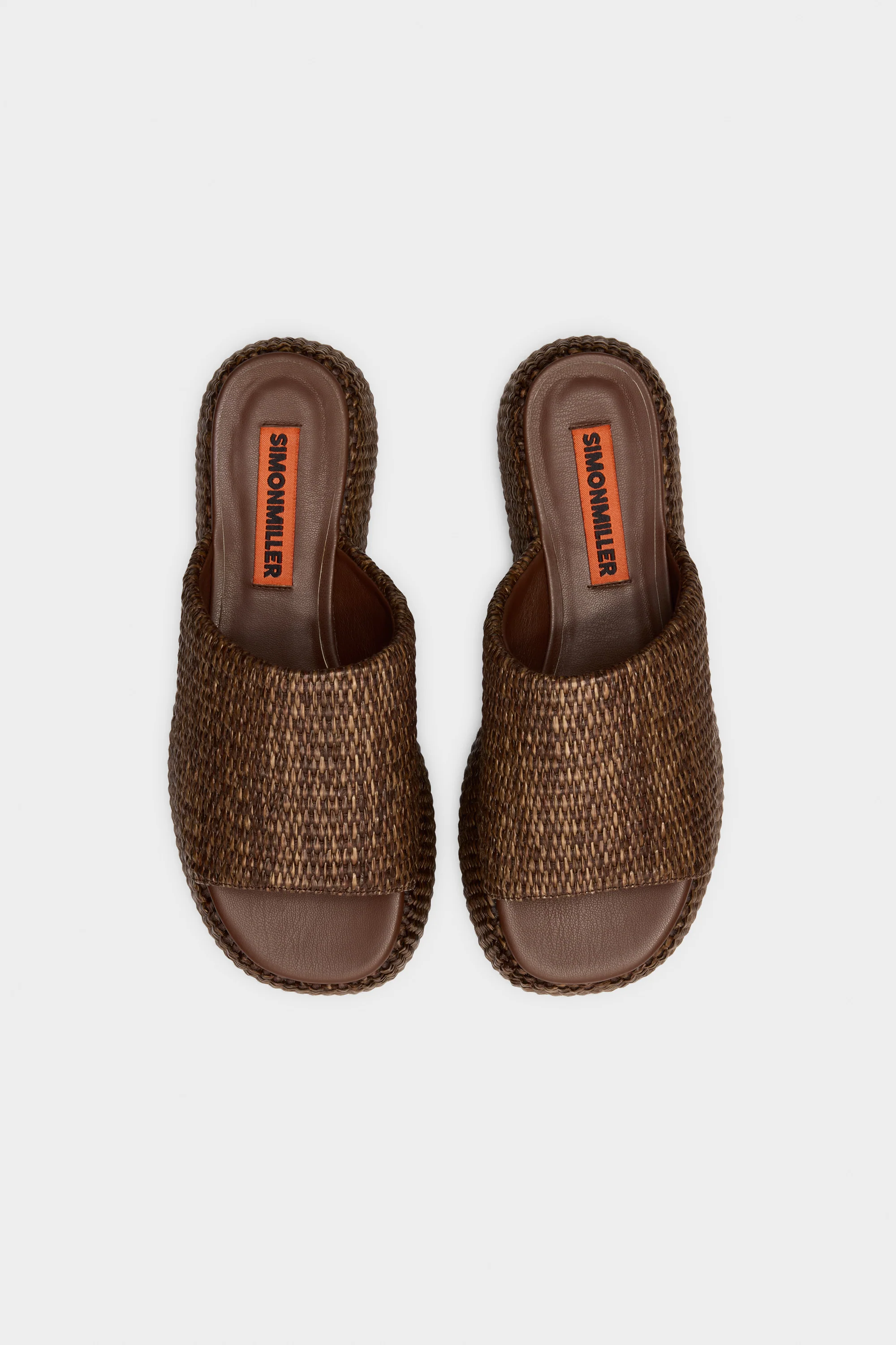 Raffia Cloudy Platform In Chocolate - Image 2