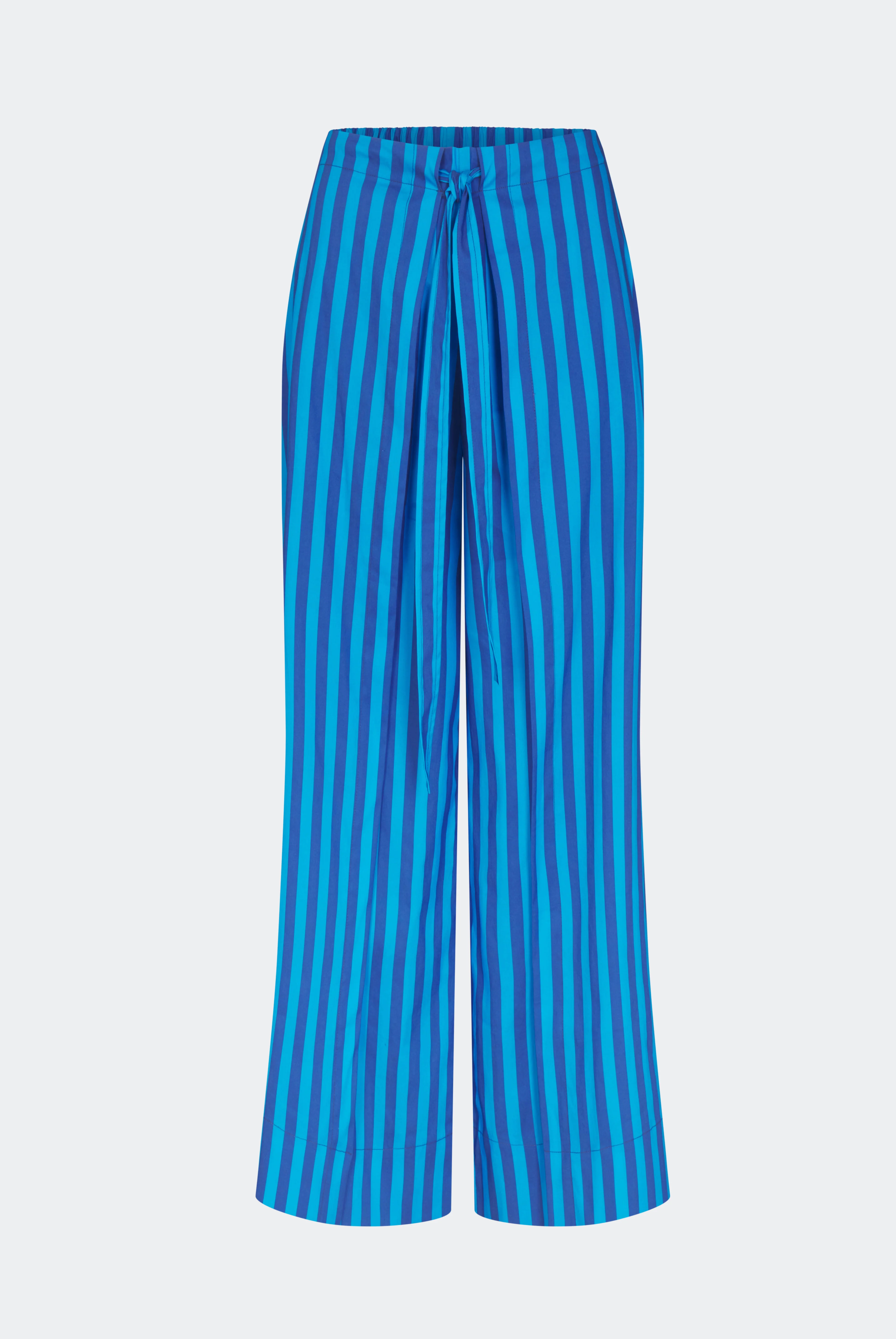 Lima Poplin Pant in Tonal Blue Stripe - Image 4