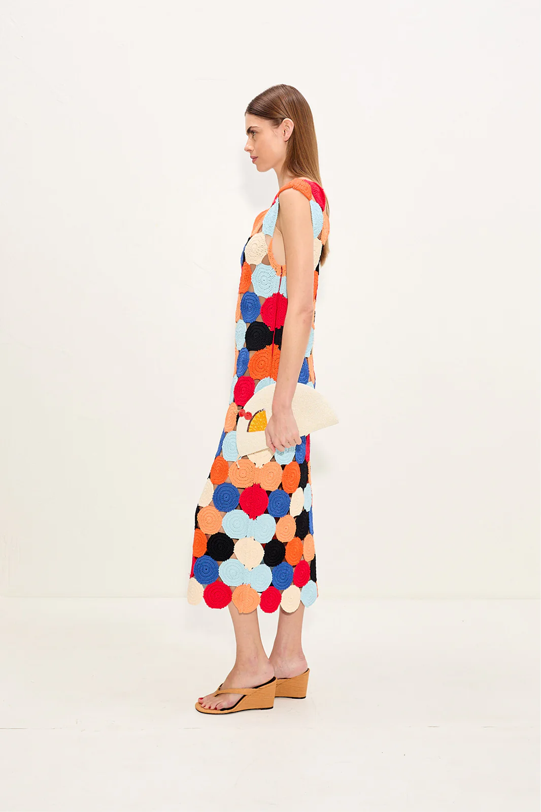 Muro Crochet Dress In Confetti - Image 3