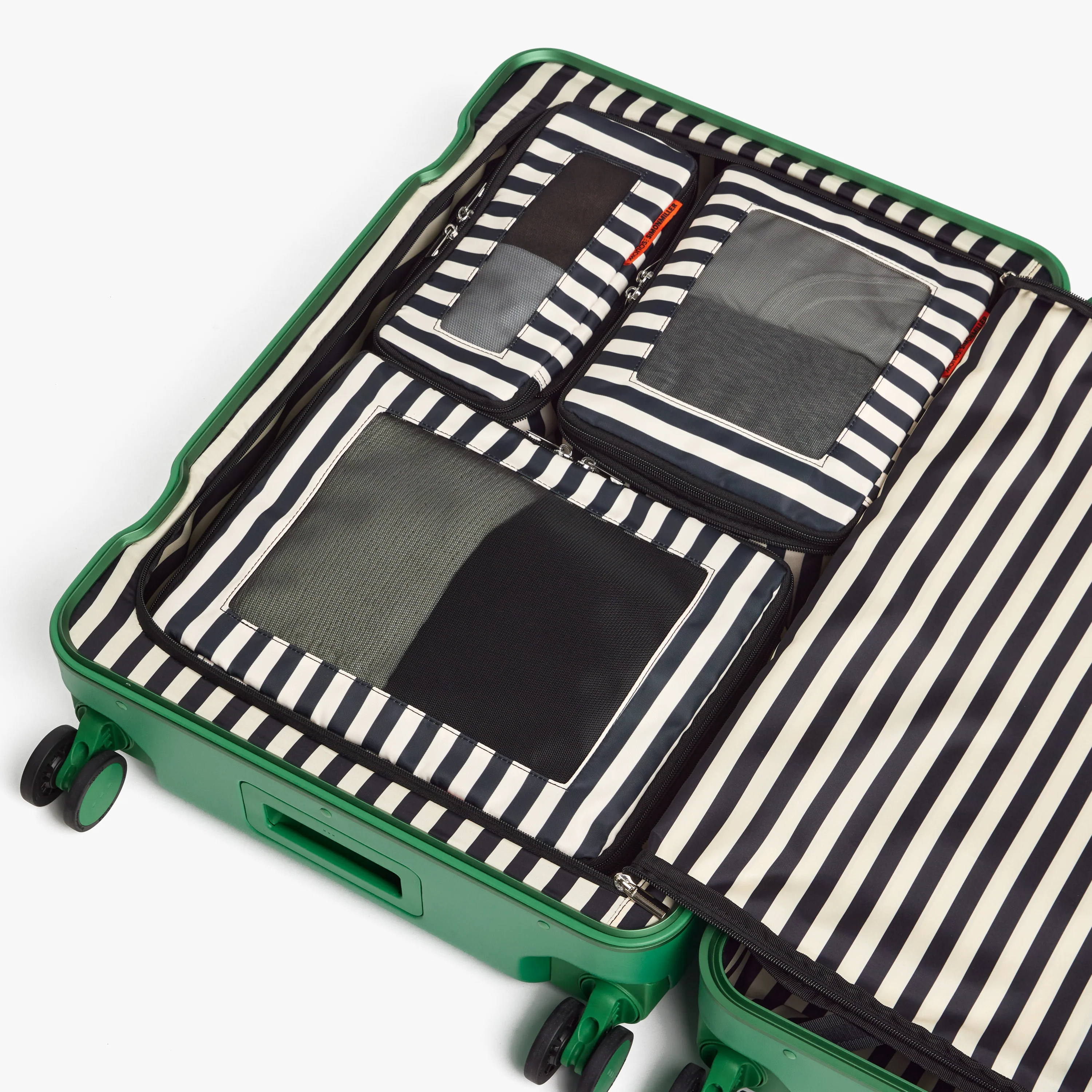 Packing Cubes Set of 4 In Black Stripe - Image 3