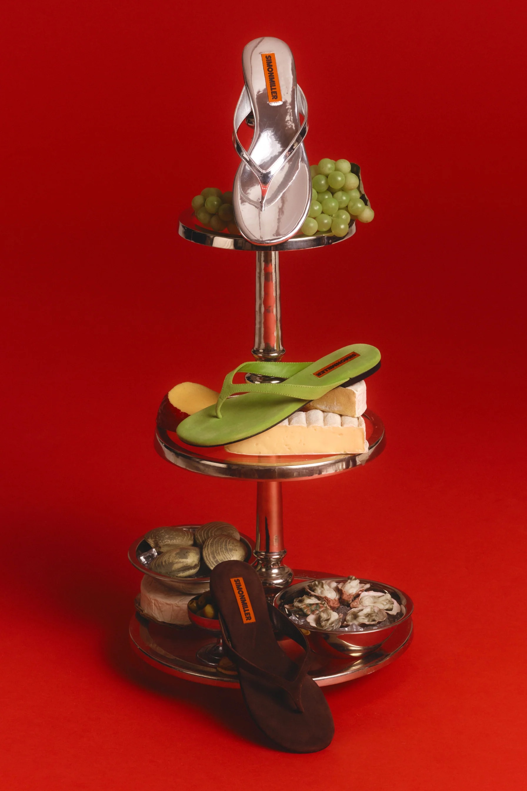 Riviera Thong Sandal In Matcha - Image 4