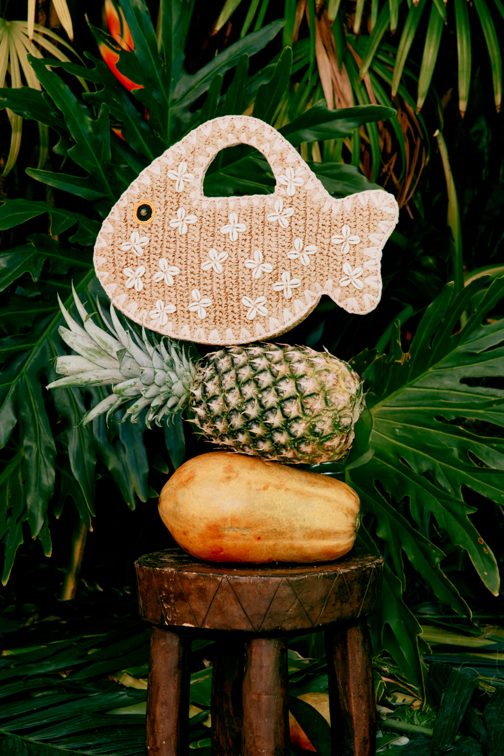 Puka Fish Bag In Natural - Image 4