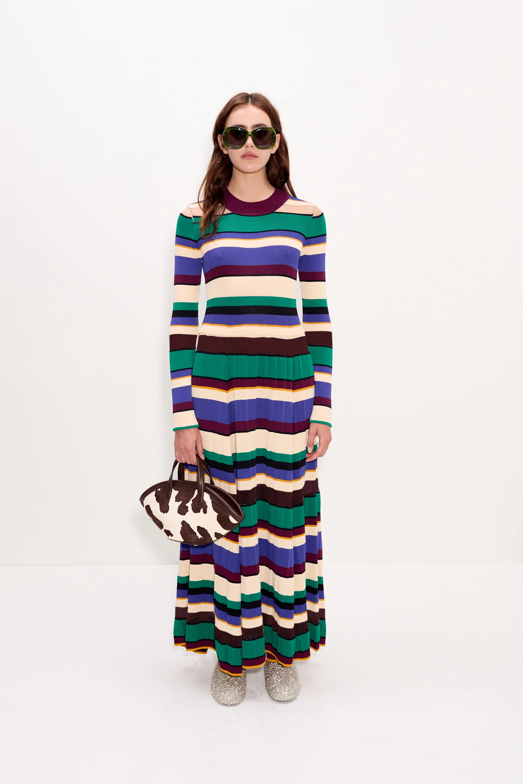 Sandrine Knit Dress In Tropical Multi - Image 2