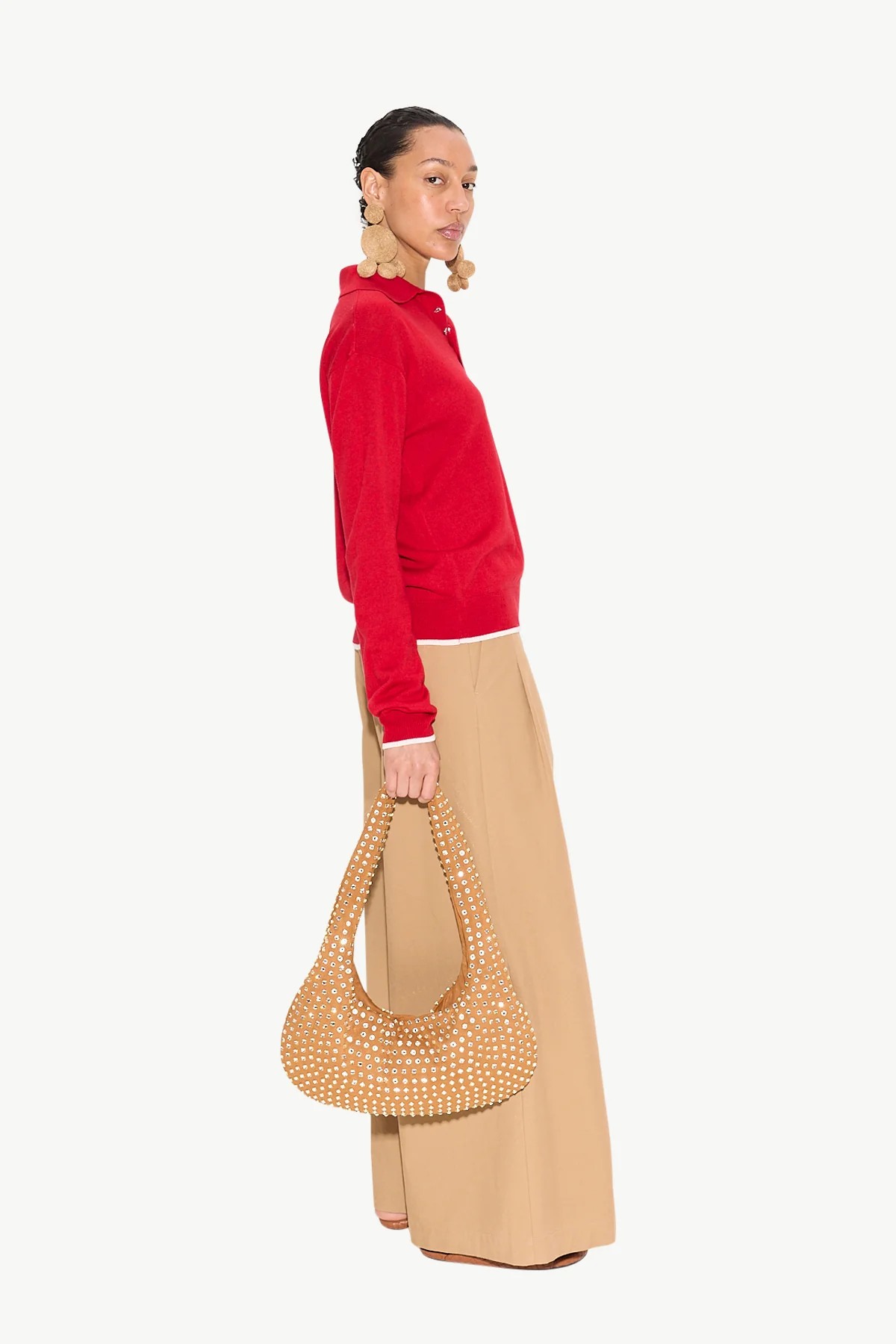 Thorne Twill Pant in Khaki - Image 4
