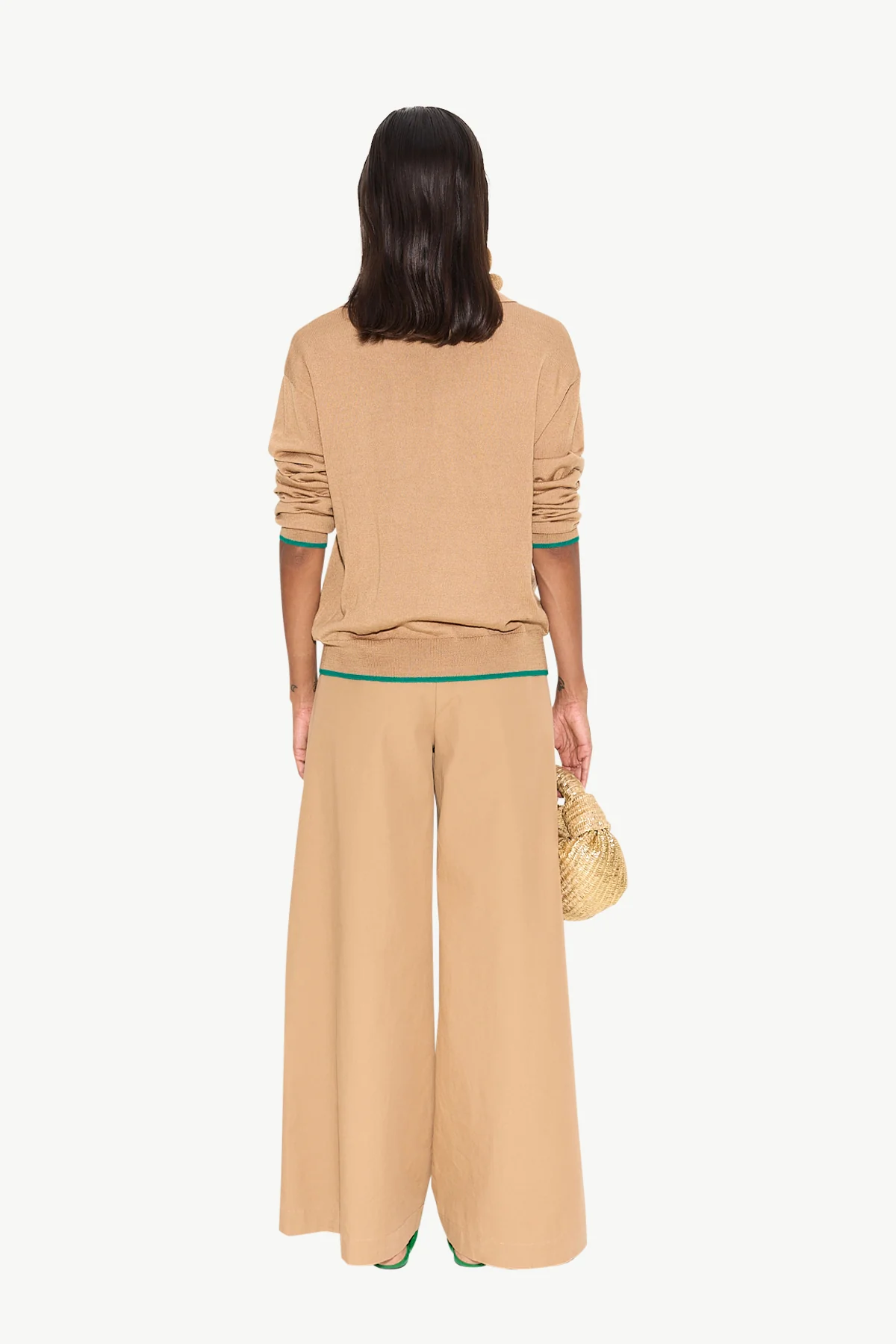 Thorne Twill Pant in Khaki - Image 5