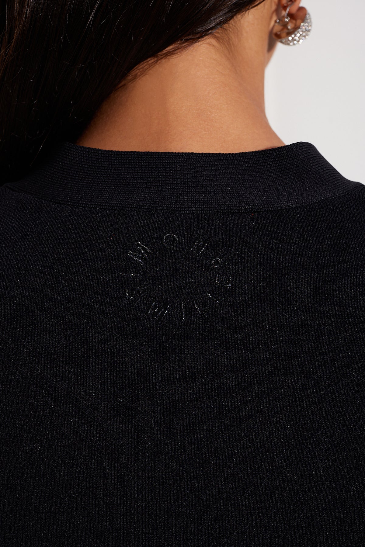 Max Belted Knit Cardigan In Black - Image 6