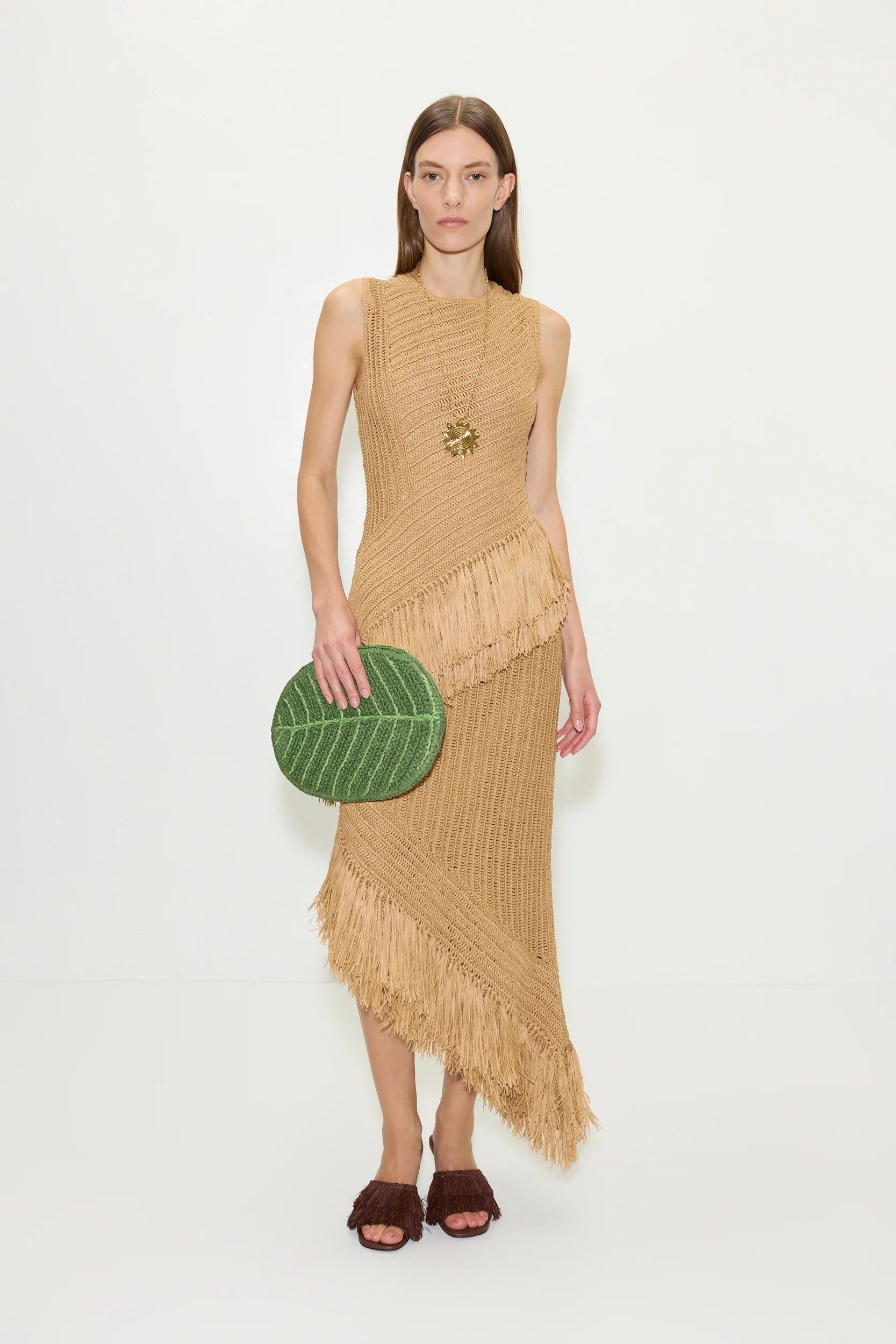 Beja Crochet Dress in Natural - Image 3