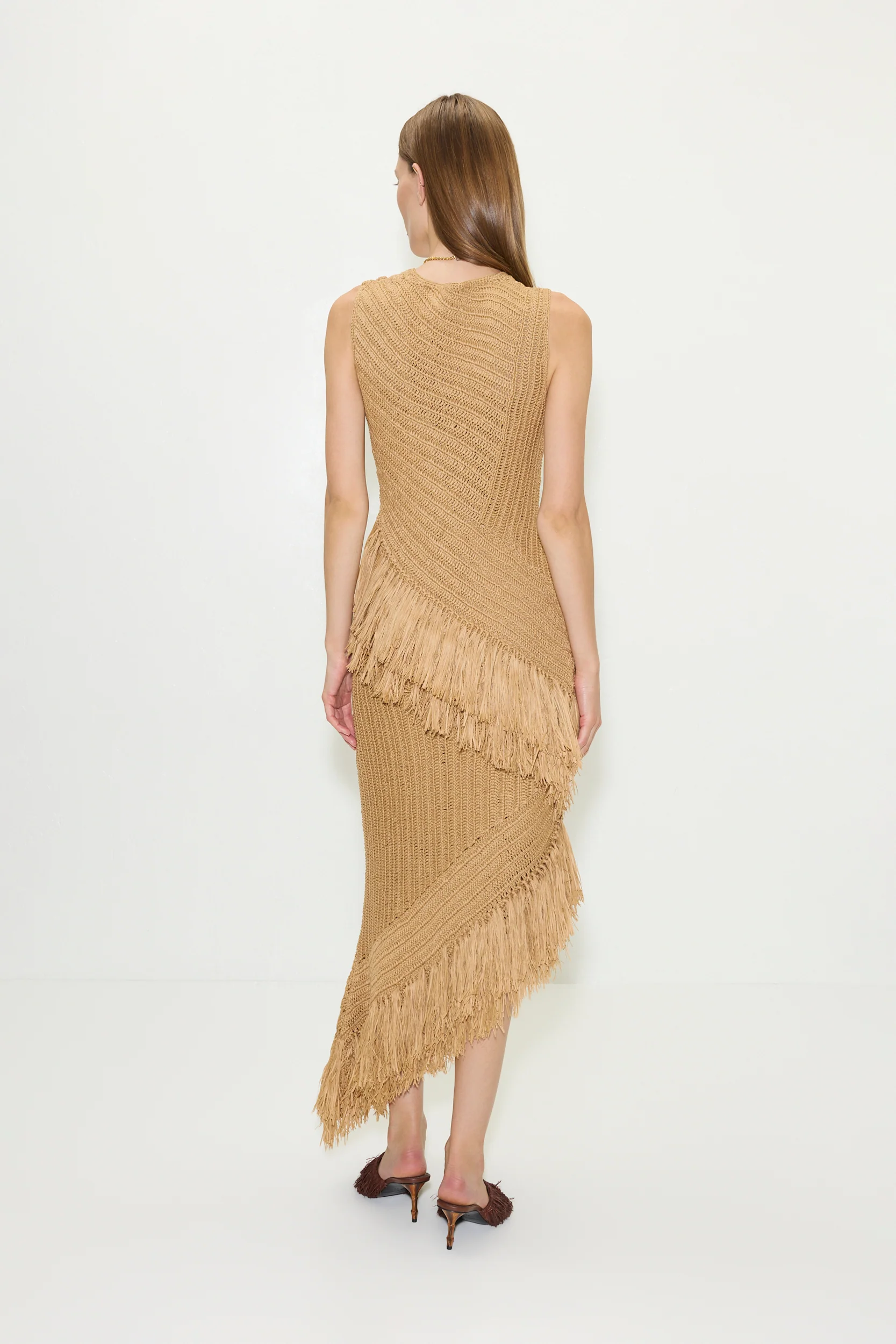 Beja Crochet Dress in Natural - Image 6